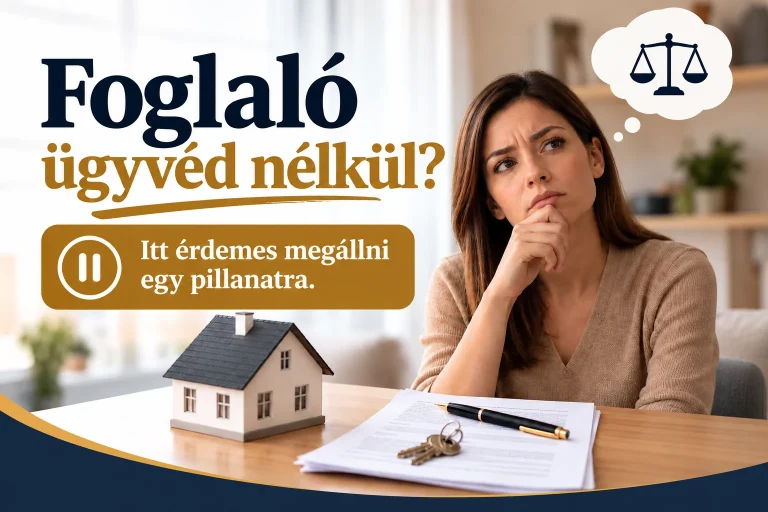 Foglaló fizetése ügyvéd nélkül: Ha ingatlant vásárolsz, ez neked szól